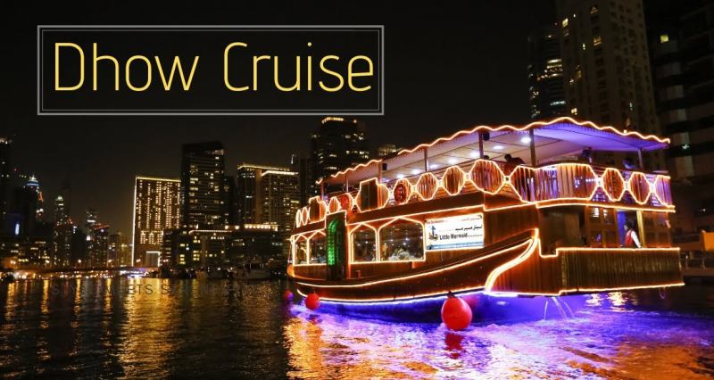 Ужин-круиз на лодке Доу в Дубае